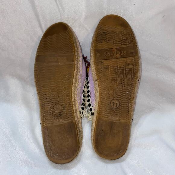 Soludos Coco Espadrille Pom Pom Slides - Picture 5 of 7